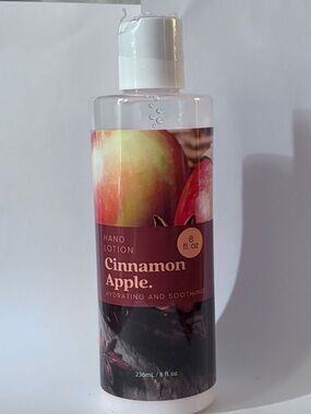 Cinnamon Apple Hand Lotion - Hydrating & Soothing, Red